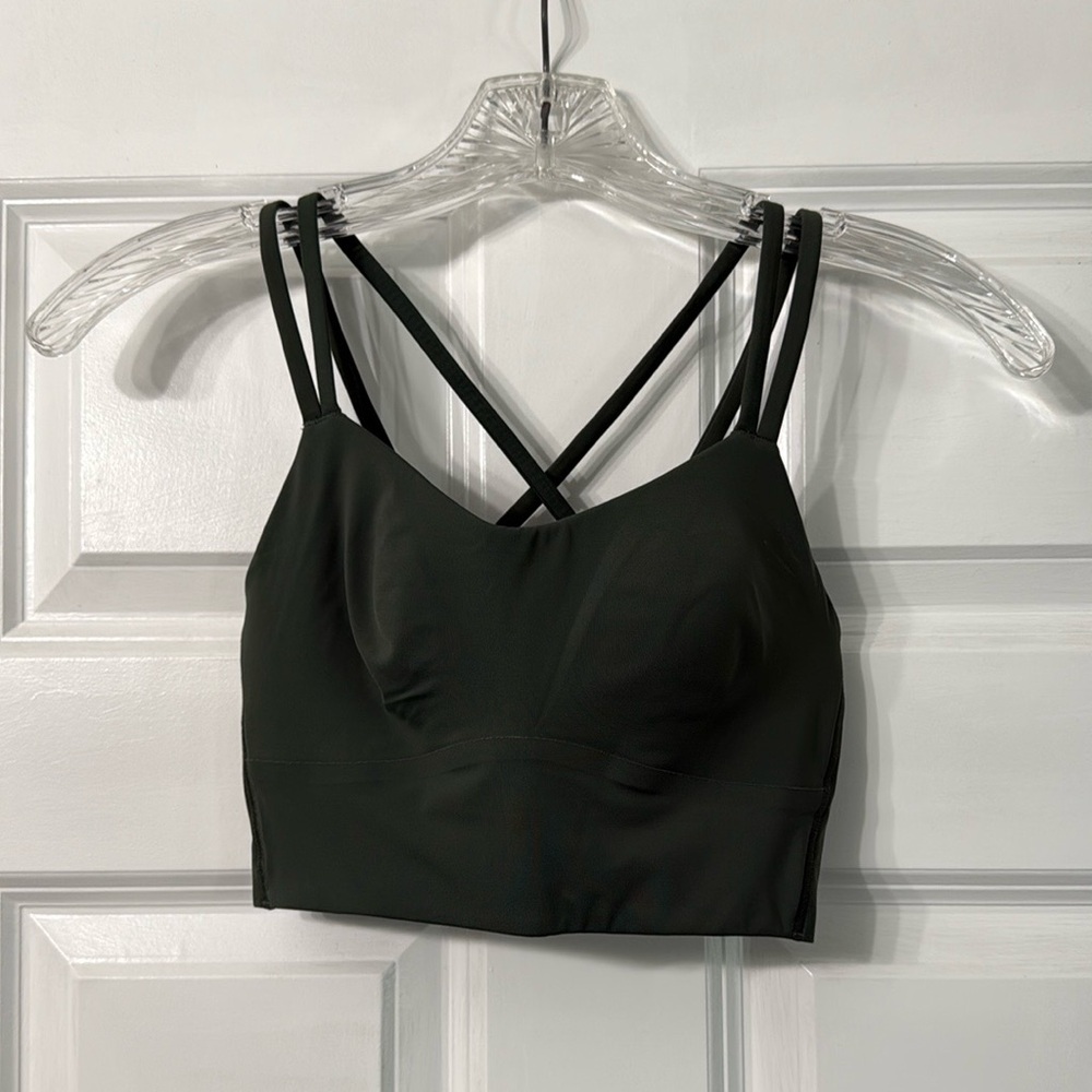 Lululemon Like A Cloud Bra Size 4 Forest Green